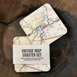 Daisy Mae Designs® Vintage Map Yuma Area Coasters - Set of 4