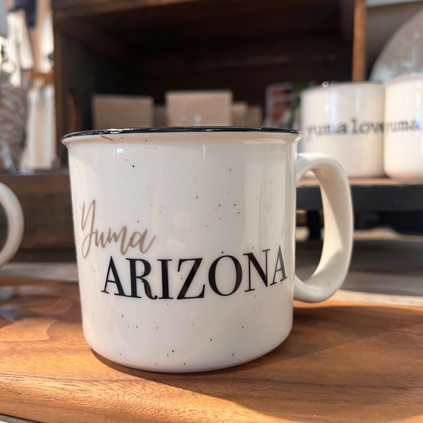 Yuma Roots™ Ceramic Camper Style Mug 18oz - Yuma AZ