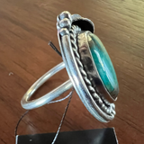 Raegan Hough®  American Turquoise Sterling Silver Ring -One of a Kind sz 8.5