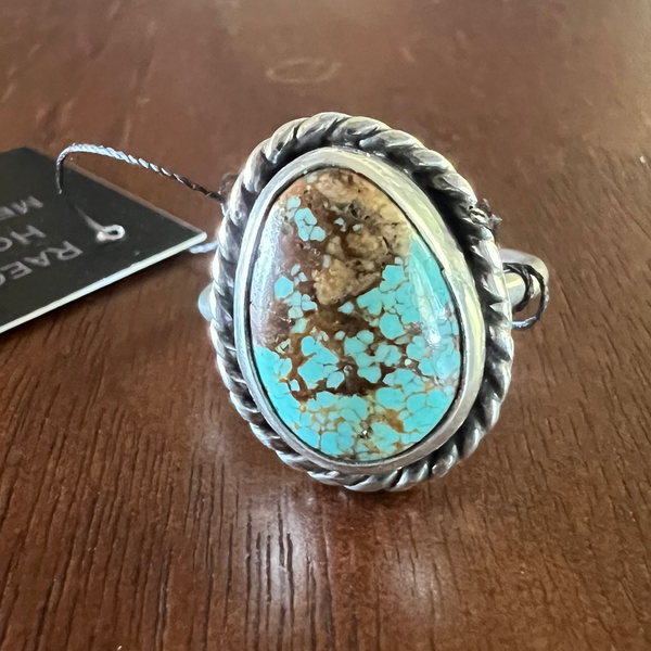 Raegan Hough®  American Turquoise Sterling Silver Ring -sz 6.5