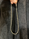 Ella E Designs® Sterling Silver Navajo Pearl Necklace - 5mm