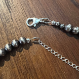 Ella E Designs® Sterling Silver Navajo Pearl Necklace - 6mm