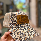 Hometown Co® Trump Vance 2024  Leather Patch Leopard  Hat