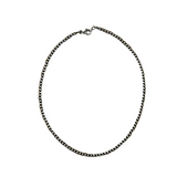 Buckle Boss® Sterling Silver Navajo Pearl Necklace - 5mm- 20"