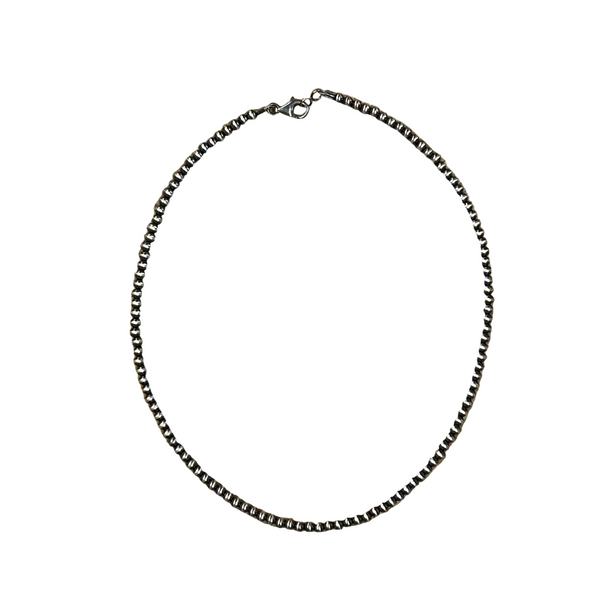 Buckle Boss® Sterling Silver Navajo Pearl Necklace - 5mm- 20"