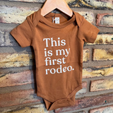 Gladfolk® My First Rodeo Organic Baby Bodysuit