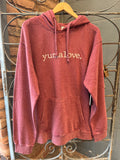 Yuma Roots™ yuma love. Adult Hoodie Sweatshirt in Seasonal Colors