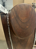 Buckle Boss® Sterling Silver Navajo Pearl Necklace - 4mm- 24"