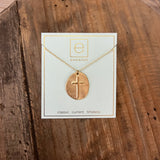 enewton® 16" Gold Necklace Inspire Charm