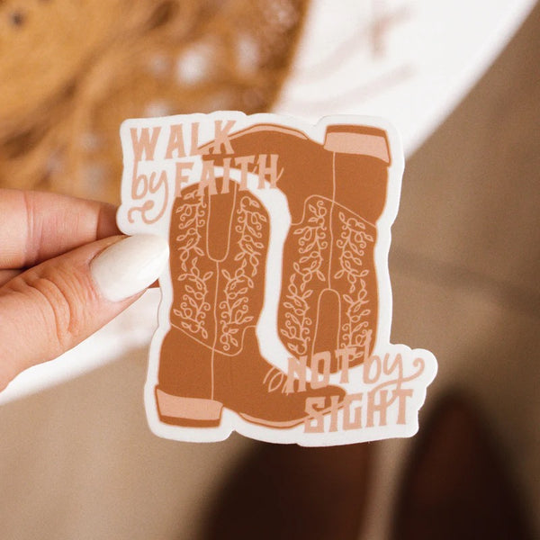 Anastasia Co® Sticker - Walk by Faith