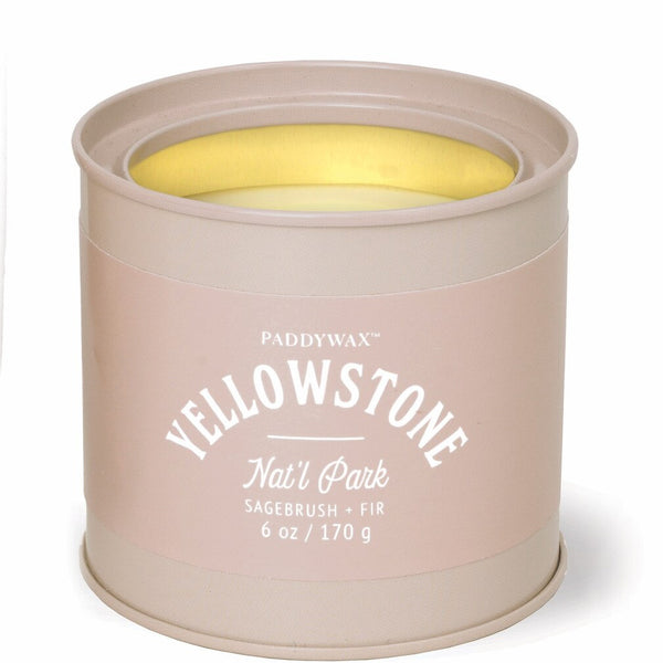 PaddyWax® National Parks Tin Candle  - Yellowstone National Park