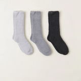 Barefoot Dreams® CozyChic® 3 Pair Sock Set
