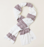 Barefoot Dreams® CozyChic Lite® Pinched Stripe Blanket Scarf