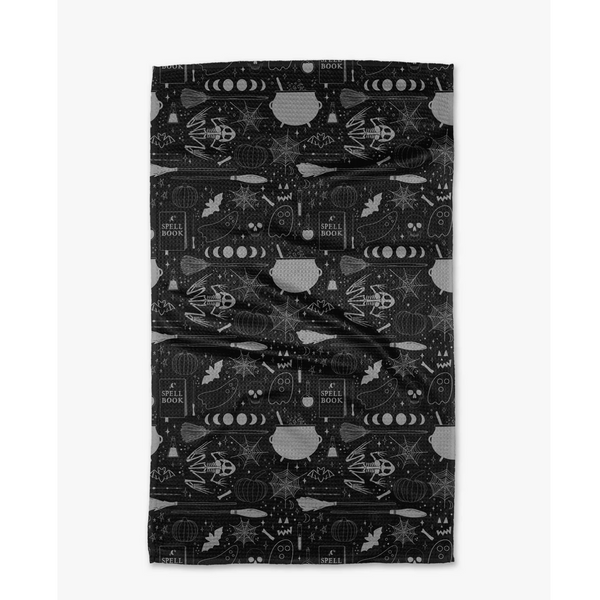 Geometry House® Kitchen Dish Tea Towel - Witches Brew