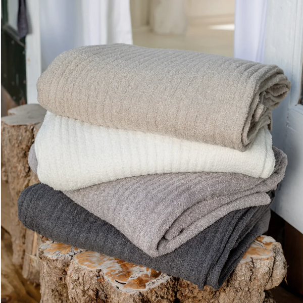 Barefoot Dreams® CozyChic Lite® Ribbed Receiving Blanket