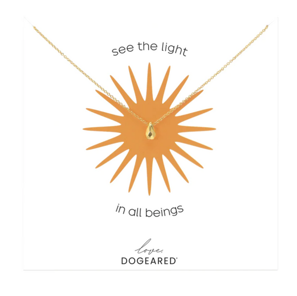 Dogeared® Dipped Gold Modern See the Light Necklace