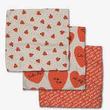 Geometry House® Kitchen Dishcloth Set - Will You Be Mine