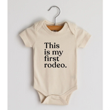 Gladfolk® My First Rodeo Organic Baby Bodysuit