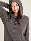 Barefoot Dreams® CozyChic Ultra Lite® Funnel Neck Hooded Pullover