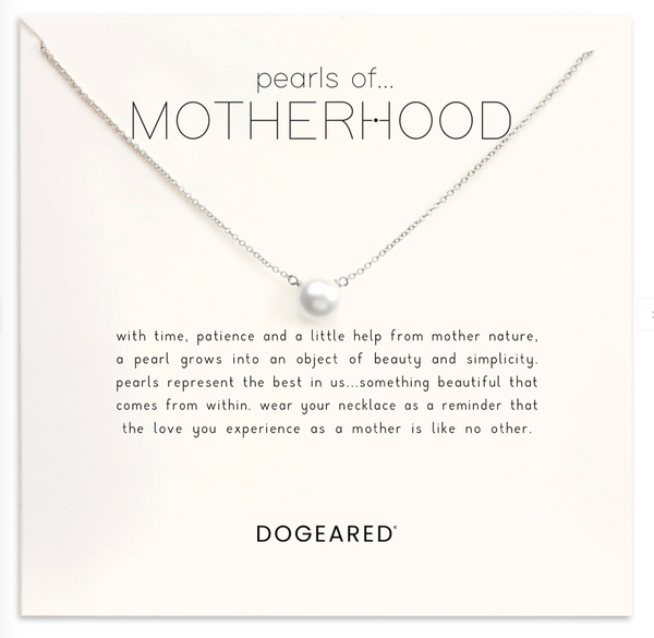 Dogeared® Sterling Silver 16" Pearls of Motherhood Large Pearl Necklace