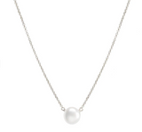 Dogeared® Sterling Silver 16" Pearls of Motherhood Large Pearl Necklace