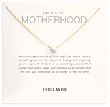 Dogeared® Dipped Gold 16" Pearls of Motherhood Large Pearl Necklace