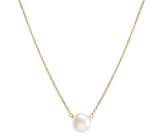 Dogeared® Dipped Gold 16" Pearls of Motherhood Large Pearl Necklace