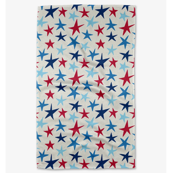 Geometry House® Kitchen Dish Tea Towel -Seeing Stars