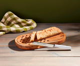 Mud Pie® Bread Board with Crumb Catcher & Knife Set