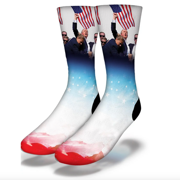 Savvy Socks® Trump 2024 Flag