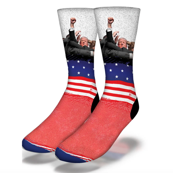 Savvy Socks® Trump 2024 Fight On