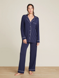 Barefoot Dreams® Luxe Milk Jersey® Piped Pajama Set