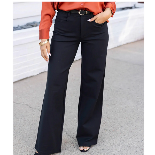 Grace & Lace® Fab-Fit Work Pant Wide Leg