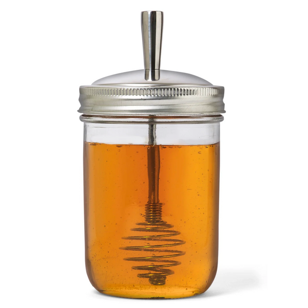 Fox Run® Jarware Honey Dipper Lid for Mason Jars - Large Mouth