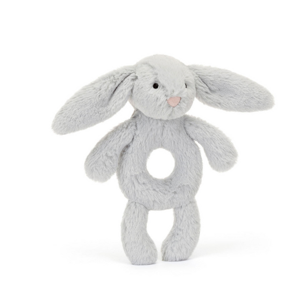 Jellycat® Bashful Bunny Ring Rattle - Silver