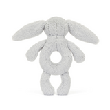 Jellycat® Bashful Bunny Ring Rattle - Silver