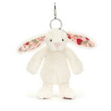 Jellycat® Blossom Berry Bunny - Cream - Bag Charm