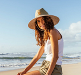 Kooringal® Women's Surf Straw Hat - Leopard