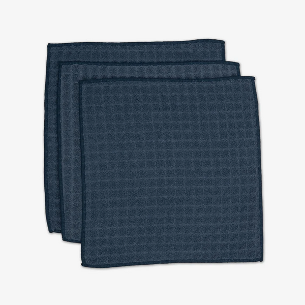 Geometry House® Kitchen Dishcloth Set - Midnight Blue