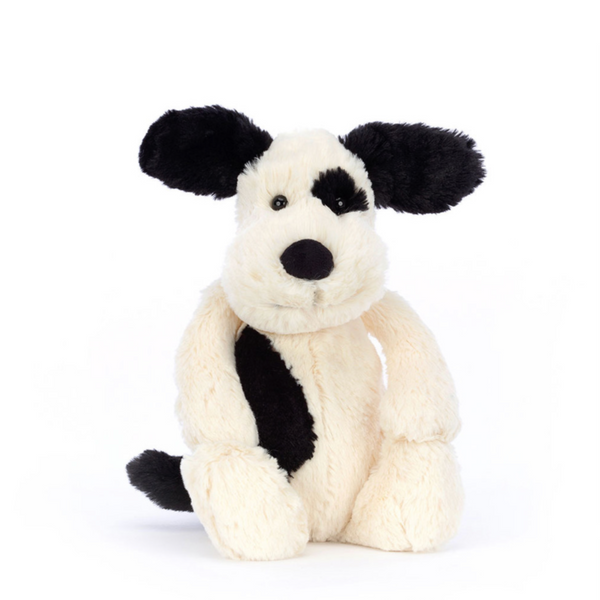 Jellycat® Bashful Black & Cream Puppy