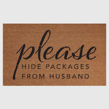 Second Nature® Door Mat - Please Hide Packages from Husband