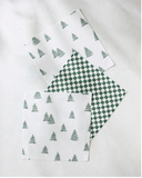 Geometry House® Kitchen Dishcloth Set - Claret