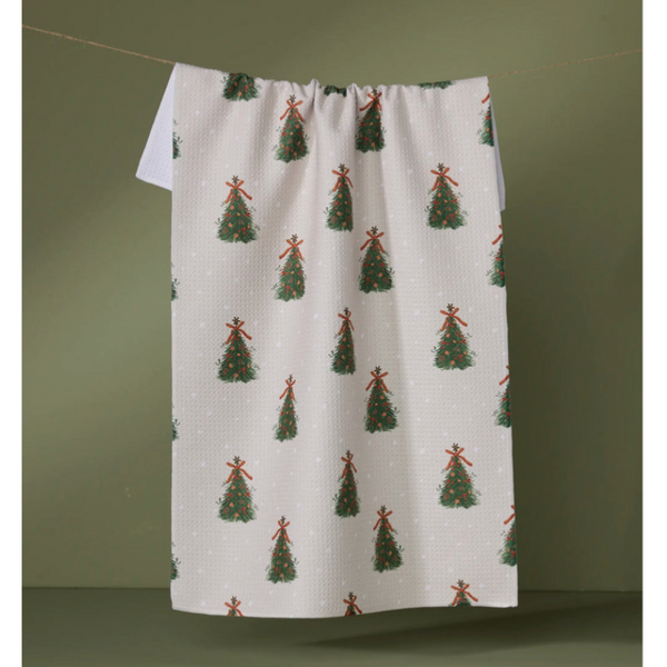 Geometry House® Kitchen Dish Tea Towel - Arbolitos