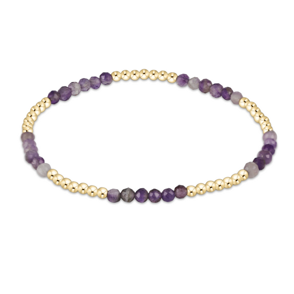enewton® Blissful Pattern 2.5mm Bead Bracelet - Amethyst