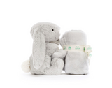 Jellycat® Bashful Silver Bunny Soother