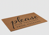 Second Nature® Door Mat - Please Hide Packages from Husband