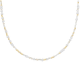 enewton® Gold Bead Choker Hope Unwritten Necklace Call Me on My Shellphone - 15"