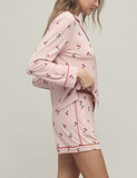 Barefoot Dreams® Malibu Collection® Ultra Soft Women's Cherry Print Pajama Set