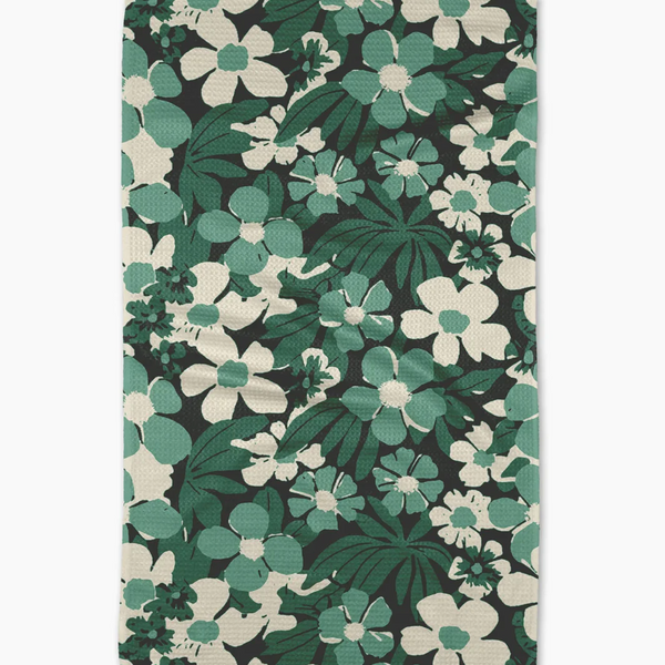 Geometry House® Kitchen Dish Tea Towel - Marlo Green