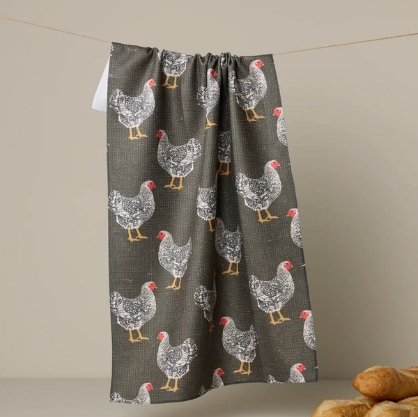 Geometry House® Kitchen Dish Tea Towel - Hen House